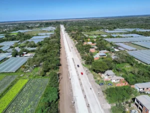 acceso barrio esperanza corrientes, Hormicor Corrientes, hormigon, asfalto